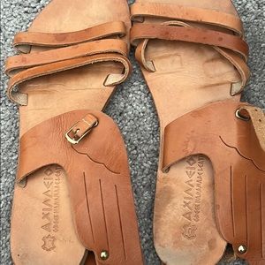 Real Leather Hermes Wing Sandal